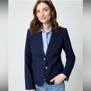 NWT J Crew Factory Original Schoolboy Blazer in Navy Size 12